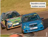  ??  ?? Saunders scored maiden success