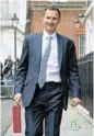  ?? /Stefan Rousseau/Pool via Reuters ?? Measures: British chancellor of the exchequer Jeremy Hunt on Wednesday.