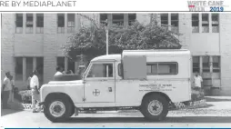  ??  ?? In the mid 1960s, India benefitted from CCB’s Mobile Eye Clinic.