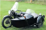  ??  ?? Fed vice-chairman Alf Tindall’s Brough and Brough sidecar.