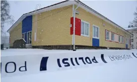  ?? Photograph: Jussi Nukari/AP ?? The suspect in the incident at the Viertola school in Vantaa told police he had been the victim of bullying.