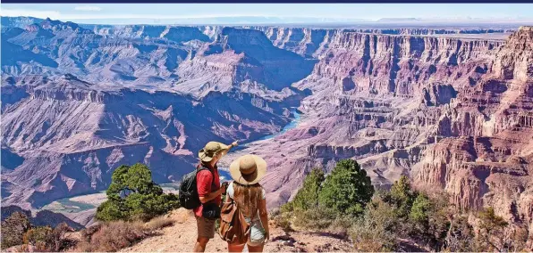  ?? GETTY ?? Ab November können Schweizer wieder zu Us-attraktion­en wie dem Grand Canyon reisen.