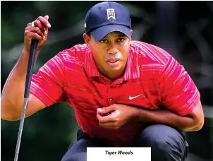  ??  ?? Tiger Woods