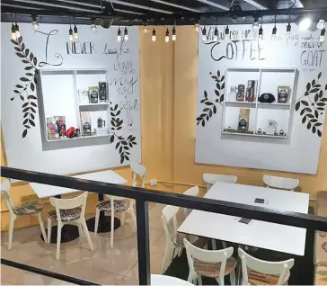  ?? South Pacific Coffee Company’s newly refurbishe­d café ??