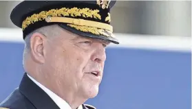  ?? ALEX BRANDON/AP FILE ?? Gen. Mark Milley is defending calls he made to reassure his Chinese counterpar­t that the U.S. was not going to attack.