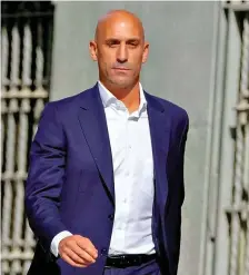  ?? FOTO: MANU FERNANDEZ ?? Luis Rubiales sorgt weiter für Aufsehen.