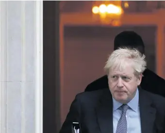  ??  ?? Der britische Premier, Boris Johnson, scheiterte am Samstag mit seinem Versuch, den Brexit-Deal mit der EU