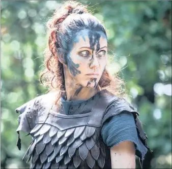  ??  ?? Morgan Freeman, above, is returning to host a second series of the widely acclaimed The Story of God, headed for DStv’s History channel early next year. Kirsty Mitchell as Boudica (Boadicea) in Barbarians Rising, headed for DStv next month. Pictured...