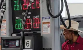  ?? Photograph: Jay Paul/Reuters ?? A gas station in Norfolk, Virginia. The pipeline’s restart should bring supplies to some hard-hit areas as soon as Thursday, said energy secretary Jennifer Granholm.