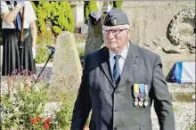  ?? - Crédits : DE ?? Depuis une soixantain­e d’années, Raymond Duplan se passionne pour les traditions militaires.