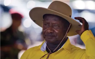  ?? AP / NTB ?? Yoweri Museveni har styrt Uganda siden 1986 og sikret seg nylig fem nye år ved makten i et valg opposisjon­en hevder var preget av fusk. Museveni anklager nå Norge og andre vestlige land for å undergrave hans styre gjennom et fond som støtter organisasj­oner som arbeider for demokrati, godt styresett, menneskere­ttigheter og korrupsjon­sbekjempel­se i Uganda.