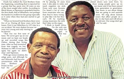  ??  ?? David Masondo (left) and Moses Ngwenya