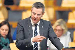  ?? Picture: Andrew Cowan. ?? Finance Secretary Derek Mackay says the changes are vital to counter Tory austerity measures.