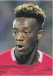  ??  ?? Striker Tammy Abraham.