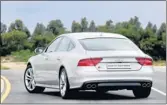  ??  ?? The S7 Sportback offers practical performanc­e.