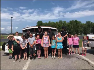  ?? PHOTO COURTESY MADISON COUNTY SHERIFF’S OFFICE ?? The Madison County Sheriff’s Office sent 16children to the 2019’s New York State Sheriffs’ Institute Summer Camp on Sunday, Aug. 4.