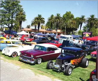  ??  ?? The 31st West Coast Nationals presented by Flowmaster at the Alameda County Fairground­s, Aug. 25-27 gathers together over 3,000 hot rods, street rods, customs, muscle cars and trucks through 1972.