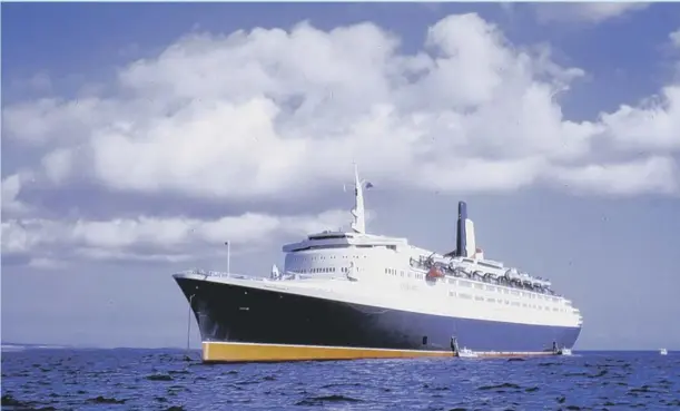  ??  ?? Maritime enthusiast­s said it was ‘amazing’ to discover a collection of never before seen images of the QE2, both under constructi­on and at sea, some half a century after she entered service