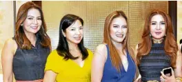  ??  ?? Joy Rustia, Mia Cabawatan-Lozada, Mags Cue and 2018 Ambassador for Life Ofelia Wadle