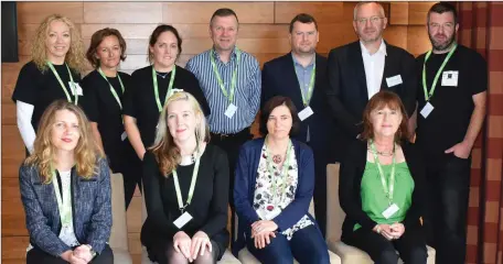  ??  ?? Pictured at the conference on Saturday marking the bicentenar­y year of Sligo Gaol are: Back Row (L-R) Cllr. Marie Casserly, Carol Gallagher, Tamlyn McHugh, Tim Carey, Dr. Richard McMahon, Dr. Barra O’Donnabhain, Ciaran McHugh. Front: (L-R) Dr. Ciara Breathnach, Dr. Laura McAtackney, Dr. Gillian O’Brien and Dr. Geraldine Curtin.