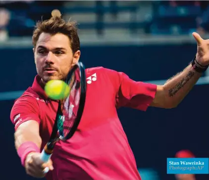  ??  ?? Stan Wawrinka Photograph:AP