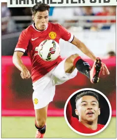  ??  ?? OLD DAYS: Reece James at United and, inset, Jesse Lingard