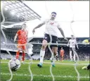  ?? ?? IT’S HIM AGAIN: Fulham striker Aleksandar Mitrovic scores