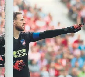  ?? FOTO: EFE ?? Jan Oblak es cada vez más importante para el Atlético de Madrid