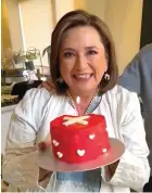  ?? ?? XÓCHITL Gálvez celebró ayer su cumpleaños y subió una imagen a sus redes.