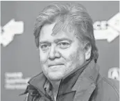  ?? DANNY MOLOSHOK, INVISION, VIA AP ?? Stephen Bannon left Breitbart News to help Donald Trump.