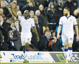  ??  ?? MAIN MAN: Souleymane Doukara celebrates after scoring