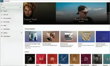  ??  ?? Though few people used it, Groove Music Pass was a good, if not great music service, with recommenda­tions and downloadab­le music. But who knew about it?