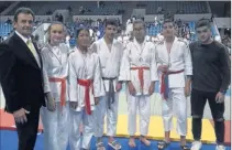  ??  ?? Les cadets de Moissac Judo à Auch sur le circuit régional cadets des ceintures de couleurs