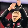  ??  ?? Solskjaer remained modest after win