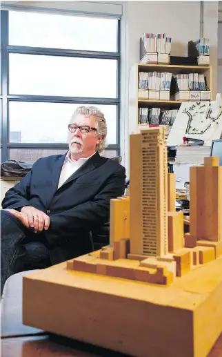  ?? COLE GARSIDE ?? Urban designer George Dark says the “real action” in Ottawa’s future growth will be in the Greenbelt.