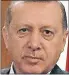  ??  ?? RECEP TAYYIP ERDOGAN