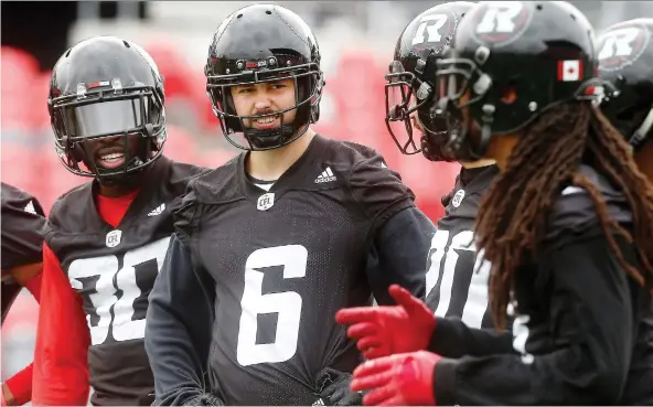  ?? TONY CALDWELL/FILES ?? Redblacks safety Antoine Pruneau expects to be back in the lineup Nov. 18 during the East final after having surgery to repair a broken thumb.