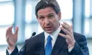  ?? Photograph: Alex Brandon/AP ?? Ron DeSantis does little to dampen speculatio­n of a presidenti­al run at the Heritage Foundation in Oxon Hill, Maryland, on Friday.