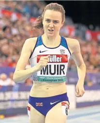  ??  ?? Laura Muir has been in great form.