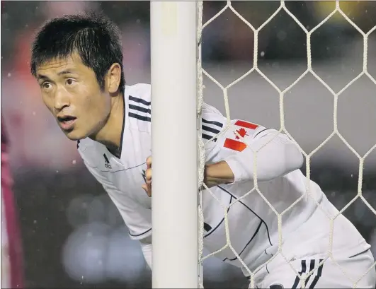  ?? VICTOR DECOLONGON/ GETTY IMAGES FILES ?? Defender Lee Young- Pyo is contemplat­ing retirement as a player, but says he would like to stay with the Whitecaps in some capacity.