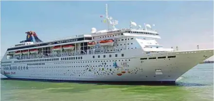  ?? PIC BY MUHAMMAD SUHAIB MOHD SHAPIEE ?? Star Cruises’s enhanced services offer guests in Southeast Asia more flexibilit­y and ease of access to a cruise holiday..