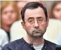  ?? MATTHEW DAE SMITH/USA TODAY NETWORK ?? Nassar was sentenced to 40 to 175 years in prison. “I just signed your death warrant,” the judge told him.