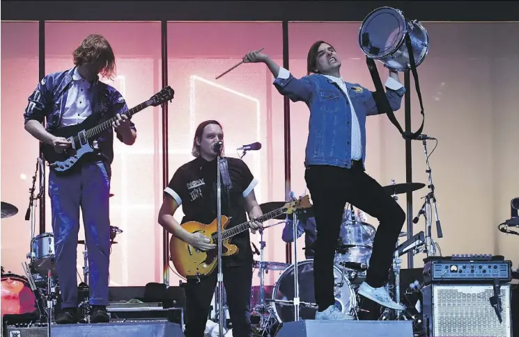  ?? FRED TANNEAU/GETTY IMAGES ?? Canadian band Arcade Fire continues to enjoy popular internatio­nal success and is now getting the benefit of greater exposure after signing with major label Columbia Records for their new release Everything Now. The band will play Rogers Place on...