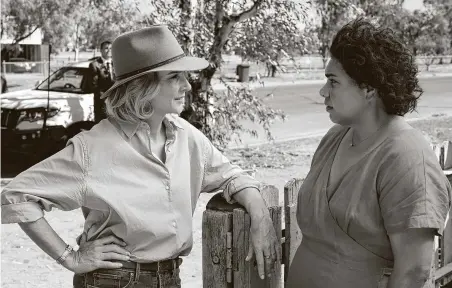  ?? Sundance Channel ?? Rachel Griffiths, left, and Deborah Mailman star in “Total Control.”