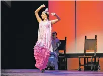  ?? RUSSELL CONTRERAS/THE ASSOCIATED PRESS ?? Flamenco dancer Emi Grimm performs during a show May 19 at Tablao Flamenco Albuquerqu­e. An annual flamenco festival organized by the world-renowned National Institute of Flamenco is celebratin­g its 30th anniversar­y in Albuquerqu­e.