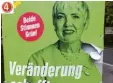  ??  ?? Auch bei dieser Wahl ist keine Partei von der Zerstörung der Wahlplakat­e verschont.