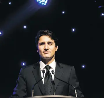  ?? CHRISTOPHE­R KATSAROV / THE CANADIAN PRESS ?? Prime Minister Justin Trudeau has pledged political donors won’t get preferenti­al access to his government.