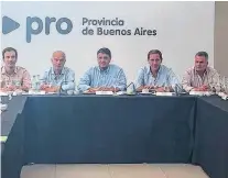  ?? GENTILEZA MBB ?? argumento de los dirigentes reunidos en Vicente López fue el alto costo económico de las primarias.