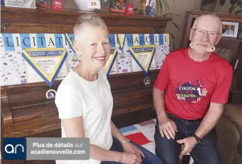  ??  ?? Marcelle Breau a pris part à trois reprises au Marathon de Boston. À son grand désespoir, Jean-Marie, lui, tente toujours de se qualifier. - Acadie Nouvelle: Robert Lagacé