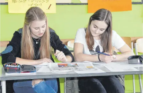  ?? FOTO: THA ?? Leistungss­tarke Schüler des Störck-Gymnasiums nehmen in einer Testphase am Exzellenzk­urs im Unterricht­sfach Deutsch teil.